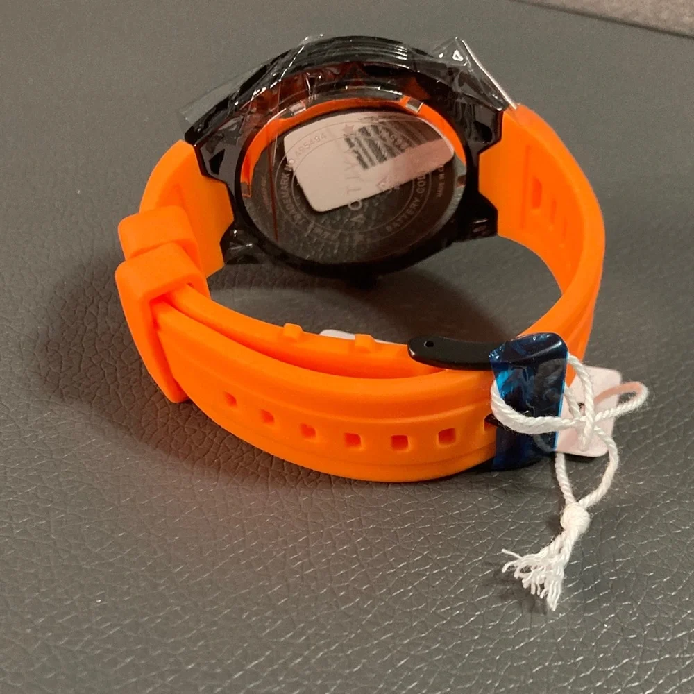 Activa Men's Watch - 44mm Case - Orange Band (ACW9349-001)